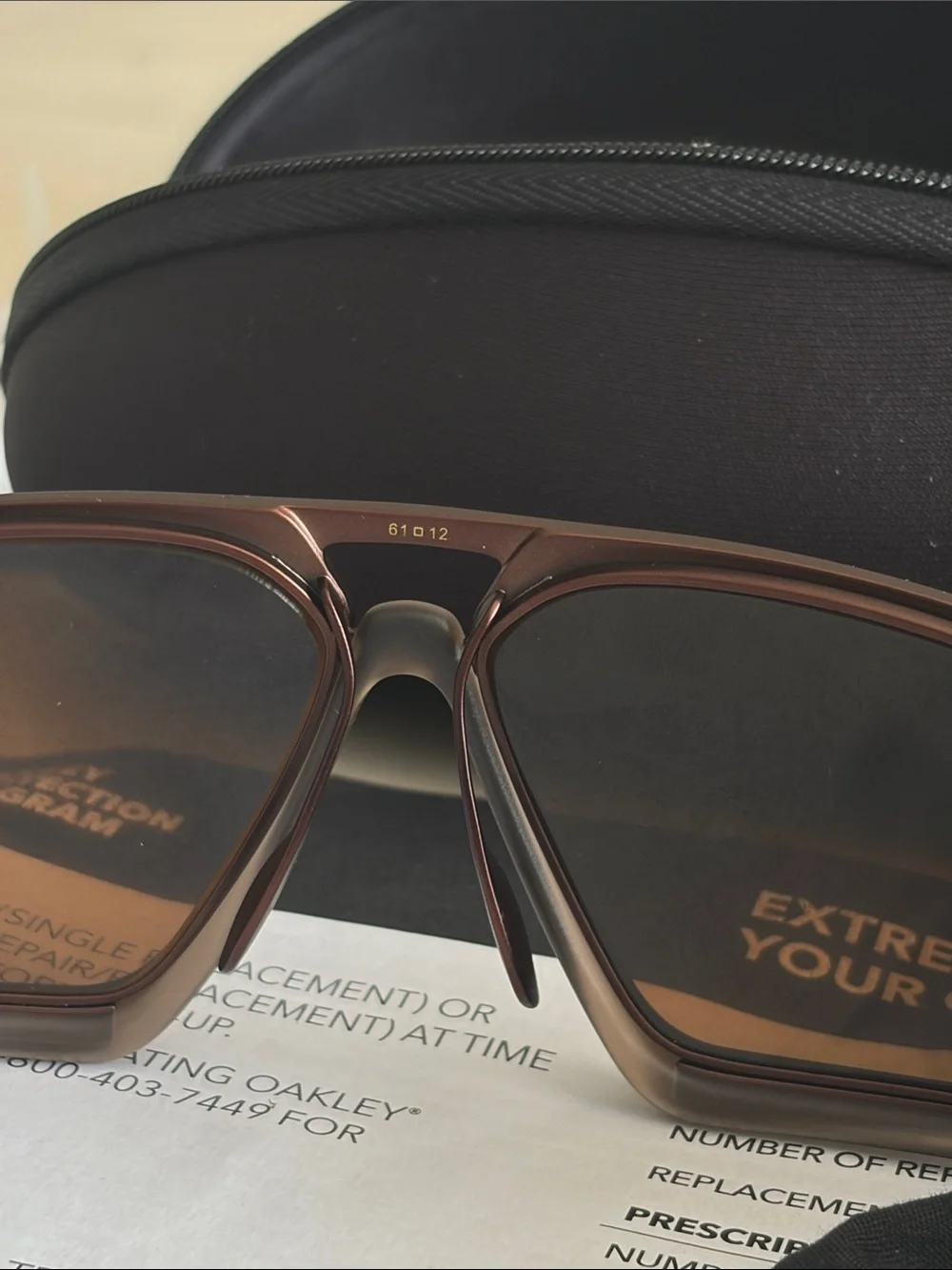Oakley Massillon Brown Titanium  Matte Brown Smoke Sunglasses 6029-0361